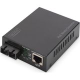 Digitus - PoE Media Converter - Multimode - 10/100/1000Base-T naar 1000Base-SX - Incl. Voeding 30W - SC Connector