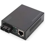 DIGITUS PoE Multimode PoE Multimode converter 10/100/1000Base-T naar 1000Base-SX voeding incl. 30 W aansluiting