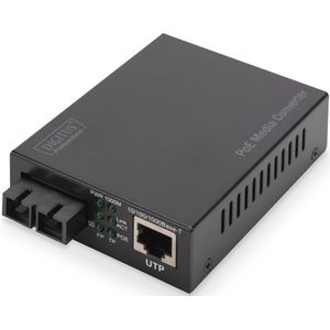 Digitus - Media Converter - Singlemode - 10/100/1000Base-T naar 1000Base-LX - Incl. PSU 30W
