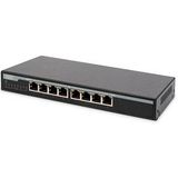 Digitus DN-95340 netwerk-switch Unmanaged Gigabit Ethernet (10/100/1000) Power over Ethernet (PoE) Zwart