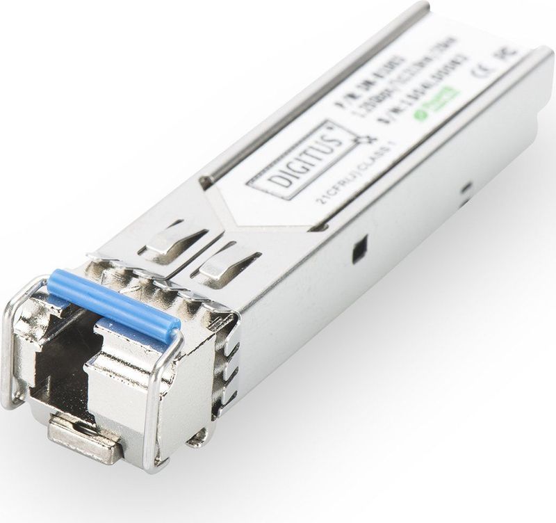 Digitus - Mini GBIC SFP-module - Zilver - Singlemode - Tot 20 km