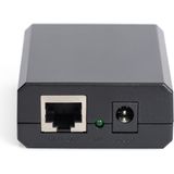 Digitus - Gigabit PoE af Splitter - Zwart - 10/100/1000Mbps - 12W Input - 802.3af Output