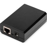 Digitus - Gigabit PoE af Splitter - Zwart - 10/100/1000Mbps - 12W Input - 802.3af Output