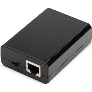 Digitus - Gigabit PoE af Splitter - Zwart - 10/100/1000Mbps - 12W Input - 802.3af Output