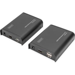 Digitus DS-55202 Extender (verlenging) HDMI, USB via netwerkkabel RJ45
