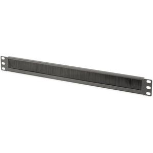 Digitus DN-97661 19 inch Afdekking met borstels voor patchkast 1 HE Zwart, Zwart (RAL 9005)