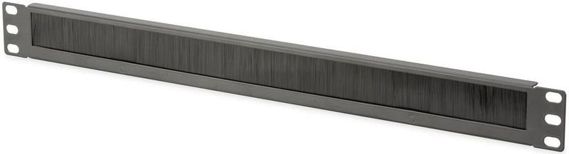 Digitus DN-97661 19 inch Afdekking met borstels voor patchkast 1 HE Zwart, Zwart (RAL 9005)