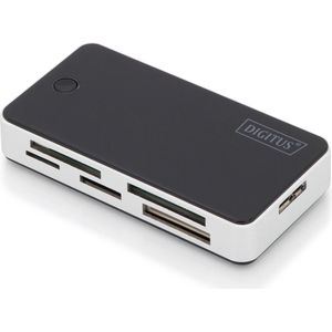 ASSMANN - DA-70330-1 - USB 3.0 - Zwart, Wit - Geheugenkaartlezer