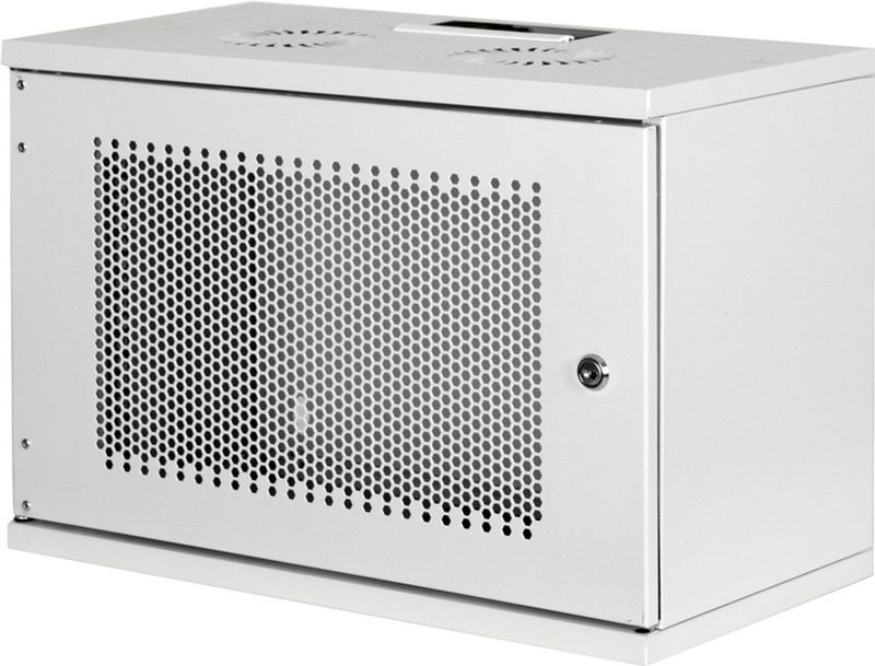 DIGITUS - SOHO-serie - Netwerkkast - Grijs - 19 Inch 9 UH, Draagvermogen 60 kg, Diepte 400 mm