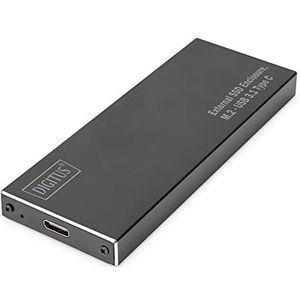 DIGITUS - Externe USB 3.1 SSD Behuizing - Zwart - Inclusief USB-C Kabel