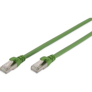 DIGITUS LAN kabel Cat 6A - 20m - PUR netwerkkabel - S/FTP afgeschermd - Olie & UV bestendig - Compatibel met Cat 6A - Grijs