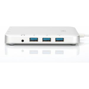 Digitus DA-70863 USB Hub - USB 3.1 Gen 2 - Type-C - Zilver