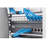 DIGITUS - Gigabit Ethernet Netwerk-Switch - Zwart - 8 Poorten - Unmanaged - Backplane 16 Gbps
