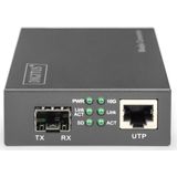 Digitus - DN-82211 - Media Converter - Zwart - 10G Ethernet 10000 Mbit/s