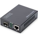 Digitus - DN-82211 - Media Converter - Zwart - 10G Ethernet 10000 Mbit/s