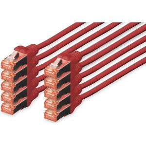 Assmann DIGITUS CAT 6 S-FTP Patchk. Cu, LSZH AWG 27/7,0,5 m,10er,RT