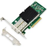 Digitus - SFP 2 Poort 10G - Netwerkkaart - Zilver - Intel JL82599ES Chipset, Ondersteunt 802.1Q VLAN tagging