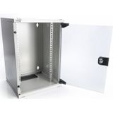 Digitus DN-10-09U 10inch-wandkast 9 HE Grijs-wit (RAL 7035)