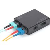 Digitus - Snelle Ethernet Multimode naar Singlemode - Media Converter - Geen Kleur - Bereik tot 20 km