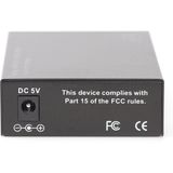 Digitus - Snelle Ethernet Multimode naar Singlemode - Media Converter - Geen Kleur - Bereik tot 20 km