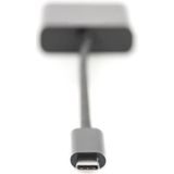 Digitus USB VGA Adapter Zwart - 15.00 cm