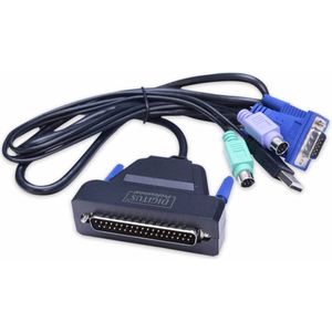 Digitus - KVM-module - KVM-switch - Zwart - Geschikt voor modulaire consoles DS-72210 en DS-72211