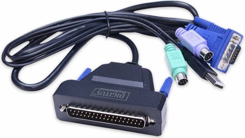 Digitus - KVM-module - KVM-switch - Zwart - Geschikt voor modulaire consoles DS-72210 en DS-72211