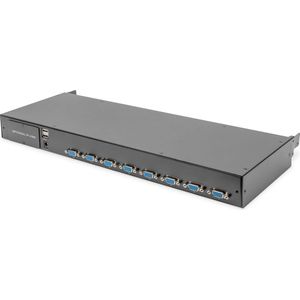 Digitus - KVM-module - Zwart - 8 Poorten - Voor Gemodulariseerde KVM-console