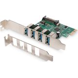 Digitus DS-30221-1 4-port USB 3.0 PCI Express Add-on kaart