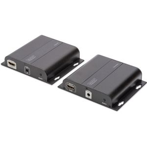 Digitus - 4K HDMI Extender Set - Zwart - 4K*2K@30Hz via Netwerkkabel