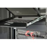 Digitus - Modulaire Console - KVM Switch - Zwart - 19" TFT, 16 Poorten, Duits Toetsenbord