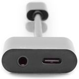 Digitus - Ak-300400-002 - USB-C Naar Jack Adapter - 3.5 Mm - Blauw