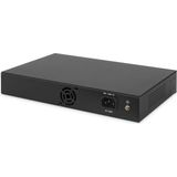 DIGITUS - 24-poorts - Netwerkschakelaar - Grijs - Unmanaged