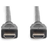 DIGITUS HDMI 2.1 Ultra High Speed aansluitkabel, type A - 2,0m - met Ethernetkanaal - UHD-II 8k/60Hz - 4k/120Hz - compatibel met PS5, Xbox Series, TV/beamer - vergulde contacten - zwart