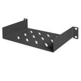 Digitus DN-10-TRAY-1-B 10 inch Apparaatbodem voor patchkast Met luchtsleuven, Geperforeerd Geschikt voor kastdiepte: va