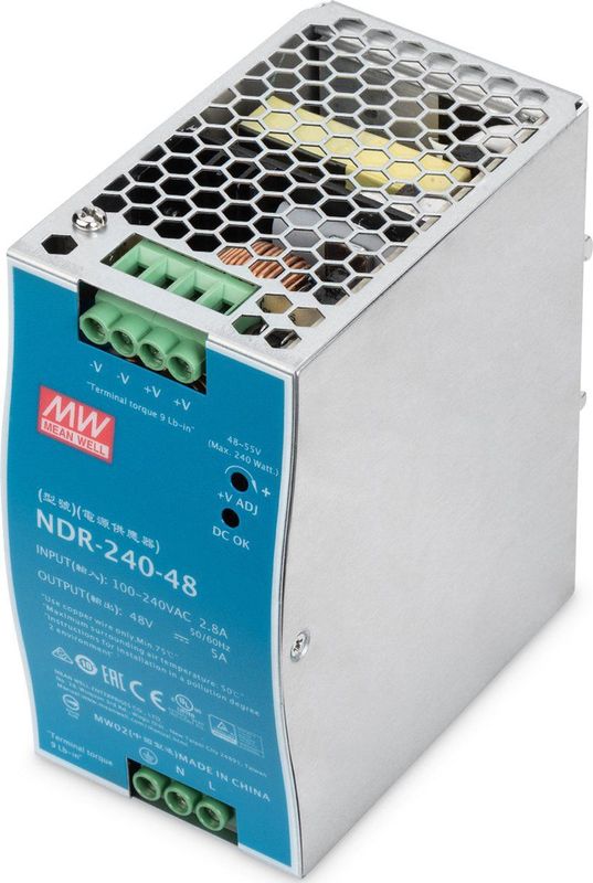 Digitus - DN-PWR24048 - Voedingseenheid - Groen - 240 W - Zilver