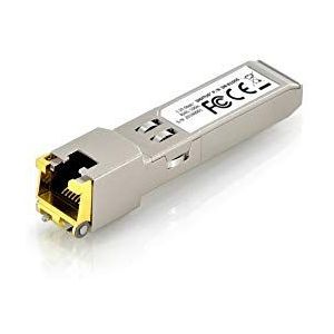 DIGITUS Gigabit SFP-module - 1,25 Gbit/s - HP-compatibel - voor CAT 5 koper patchkabel - Mini GBIC - RJ45 aansluiting - 100 m bereik - Plug & Play
