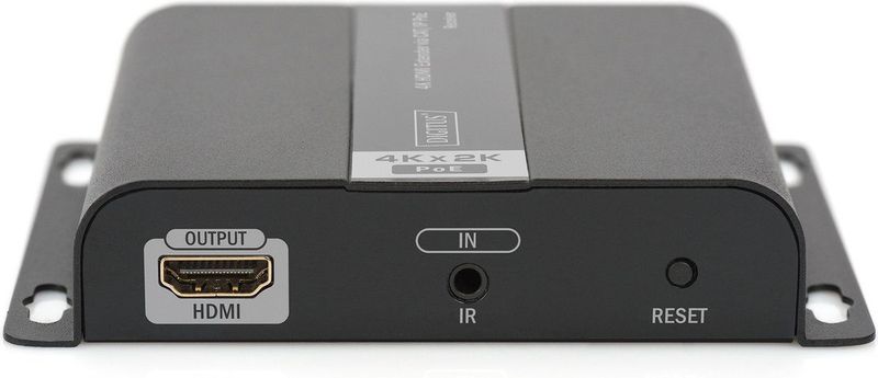 Digitus - DS-55125 - Audio/Video Extender - Zwart - HDMI-extender via CAT