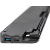 Digitus USB-C Laptopdockingstation - 14 Poorten - Incl. Laadfunctie