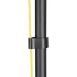 DIGITUS - Verrijdbaar Werkstation - Zwart - Flexibele Hoogteverstelling - Voor 1 Monitor