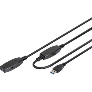 Digitus USB-kabel USB 3.2 Gen1 (USB 3.0 / USB 3.1 Gen1) USB-A Stekke