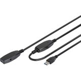 Digitus DA-73106 USB-kabel 15 m USB 3.2 Gen 1 (3.1 Gen 1) USB A Zwart