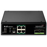Digitus - Tl-sg105mpe - Gigabit Ethernet PoE+ Switch - 4-poorts PoE + 2-poorts SFP - DIN-rail