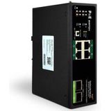 Digitus - Tl-sg105mpe - Gigabit Ethernet PoE+ Switch - 4-poorts PoE + 2-poorts SFP - DIN-rail