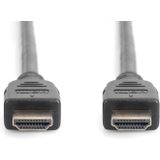 DIGITUS HDMI 2.1 Ultra High Speed aansluitkabel, type A - 3,0m - met Ethernetkanaal - UHD-II 8k/60Hz - 4k/120Hz - compatibel met PS5, Xbox Series, TV/beamer - vergulde contacten - zwart