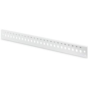 Digitus Fibre optic splice box voorpaneel, quick release, 24x ST SX, 1U, Server accessoires, Grijs