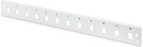 Digitus - Fibre Splice Box - Frontpaneel - Grijs - Quick Release - 12x LC DX, SC SX, E2000 SX