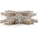 Digitus - RJ45-koppeling - Netwerk Adapter - Zilver - CAT 6A