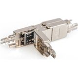 Digitus - RJ45-koppeling - Netwerk Adapter - Zilver - CAT 6A