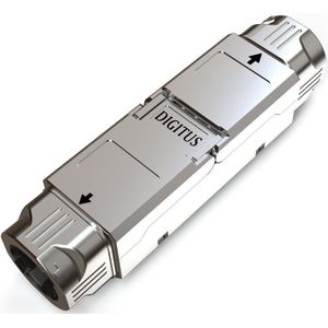Digitus - RJ45-koppeling - Netwerk Adapter - Zilver - CAT 6A